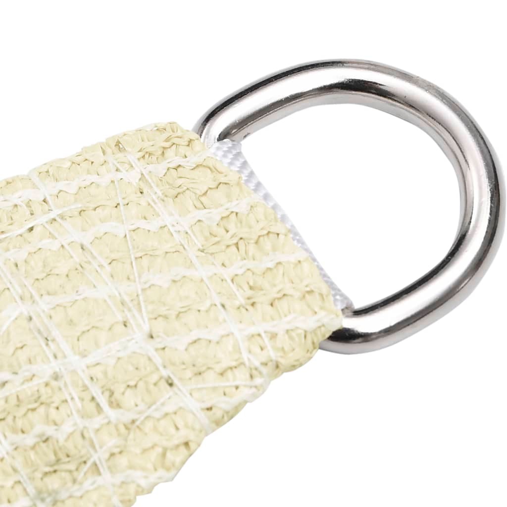 Sunshade Sail 160 g/m² Cream 3x6 m HDPE